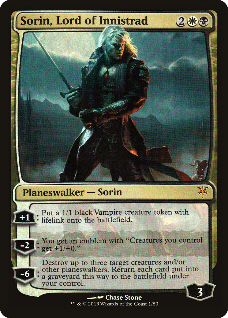 Sorin, Seigneur d'Innistrad (DDK-001) - Duel Decks : Sorin contre Tibalt Foil