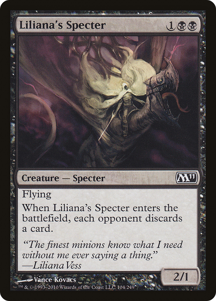 Liliana's Specter (M11-104) - Magic 2011