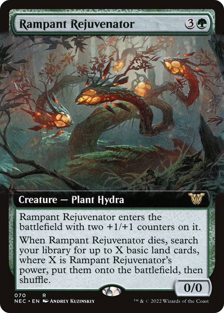 Rampant Rejuvenator (Extended Art) (NEC-070) - Neon Dynasty Commander: (Extended Art)