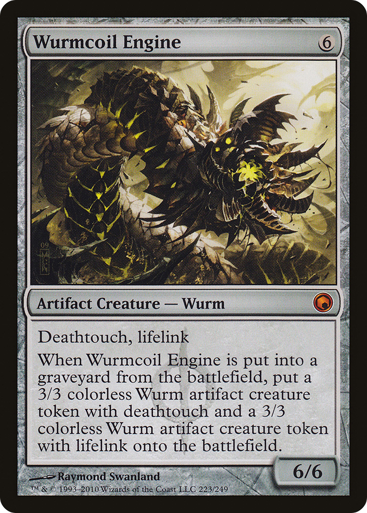 Moteur Wurmcoil (SOM-223) - Feuille de cicatrices de Mirrodin