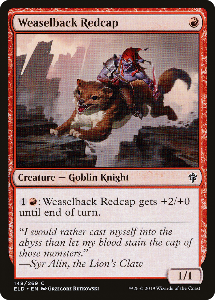 Weaselback Redcap (ELD-148) - Throne of Eldraine