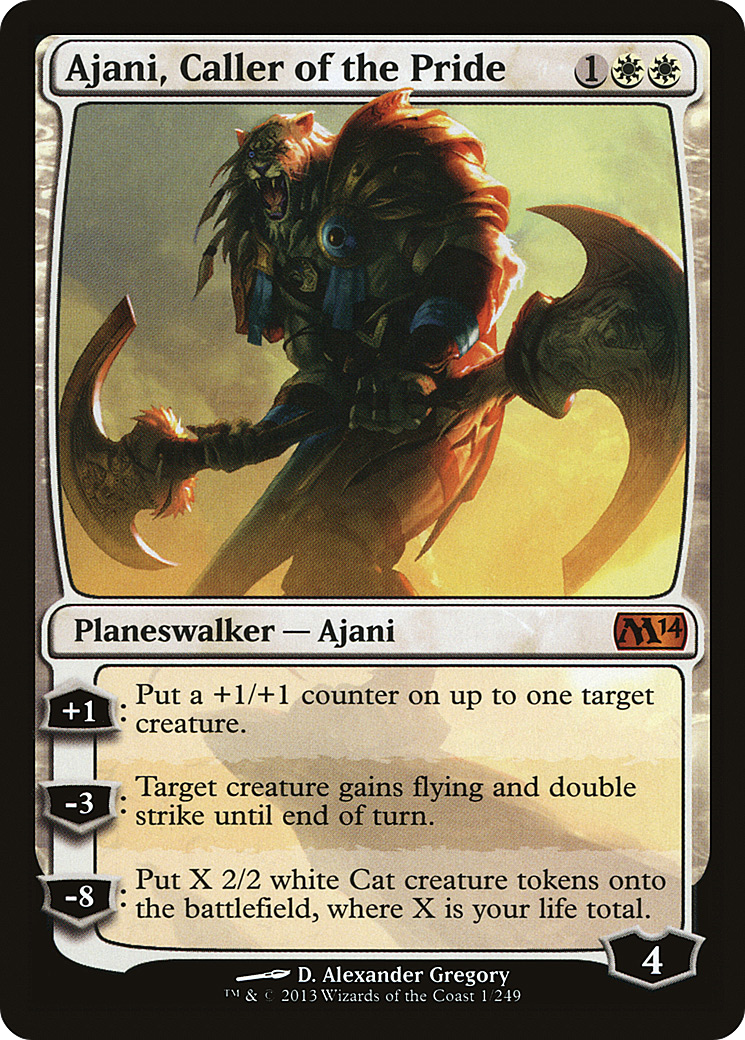 Ajani, l'invocateur de la fierté (M14-001) - Magic 2014