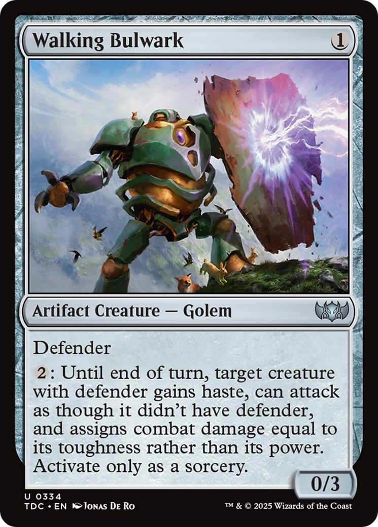 Rempart ambulant (TDC-334) - Commandant : Tarkir : Tempête de dragons