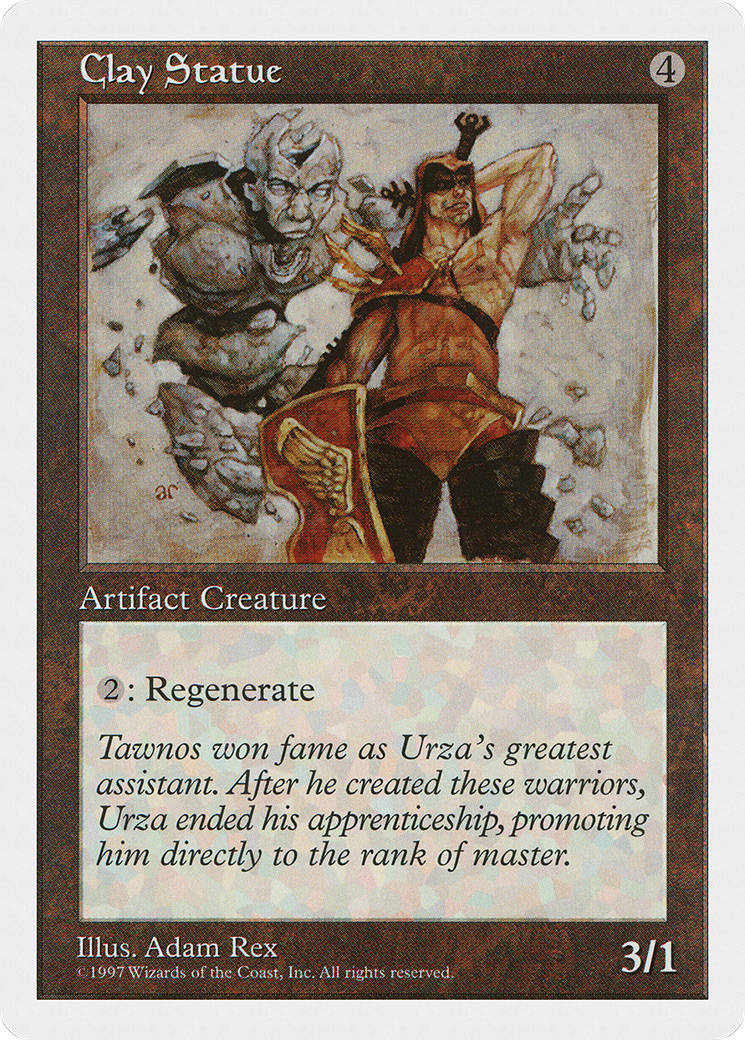 Statue d'argile (5ED-355) - Cinquième édition