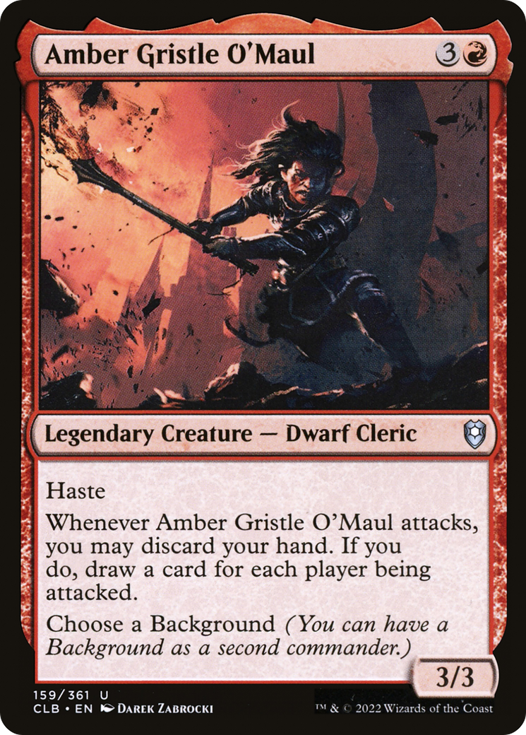 Amber Gristle O'Maul (CLB-159) - Commander Legends : La Bataille de Baldur's Gate