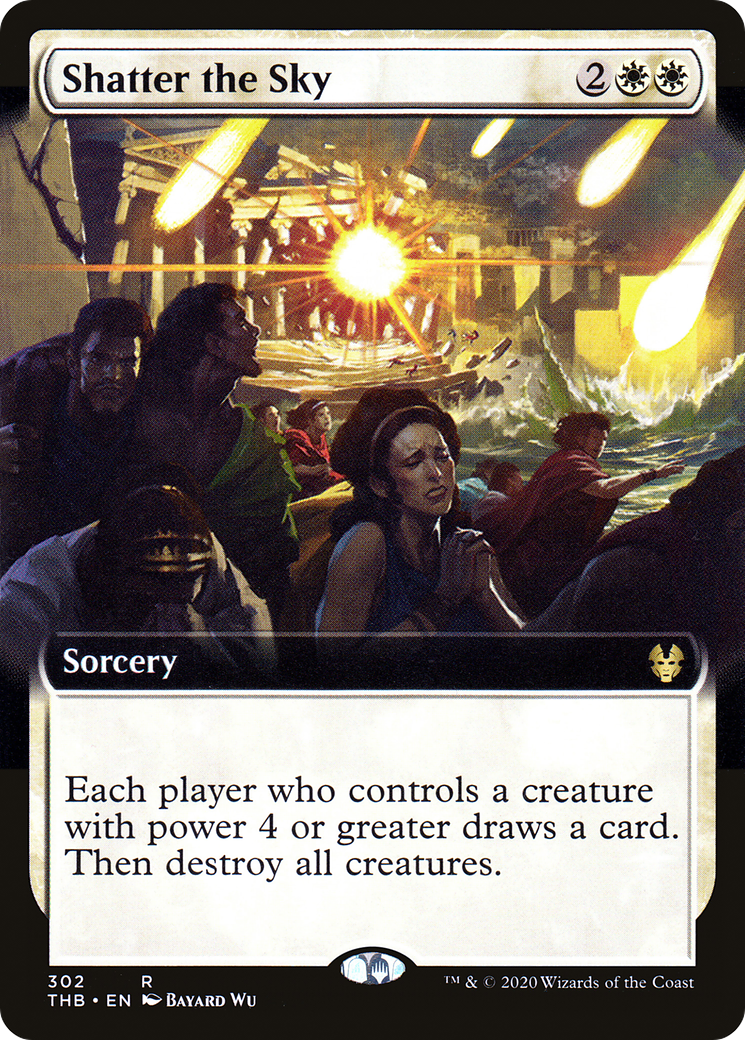 Shatter the Sky (Extended Art) (THB-302) - Theros Beyond Death: (Extended Art) Foil