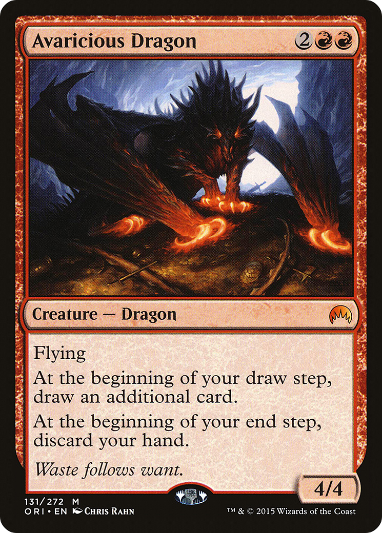 Dragon avare (ORI-131) - Magic Origins Foil