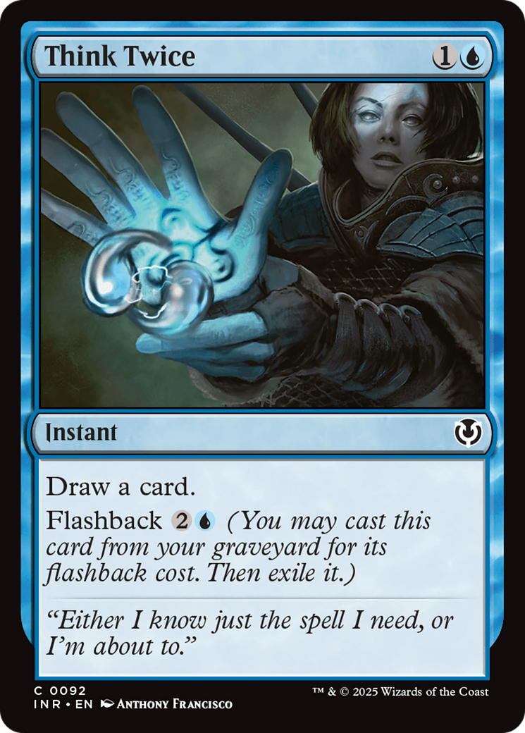 Think Twice (INR-092) - Innistrad Remastered Foil