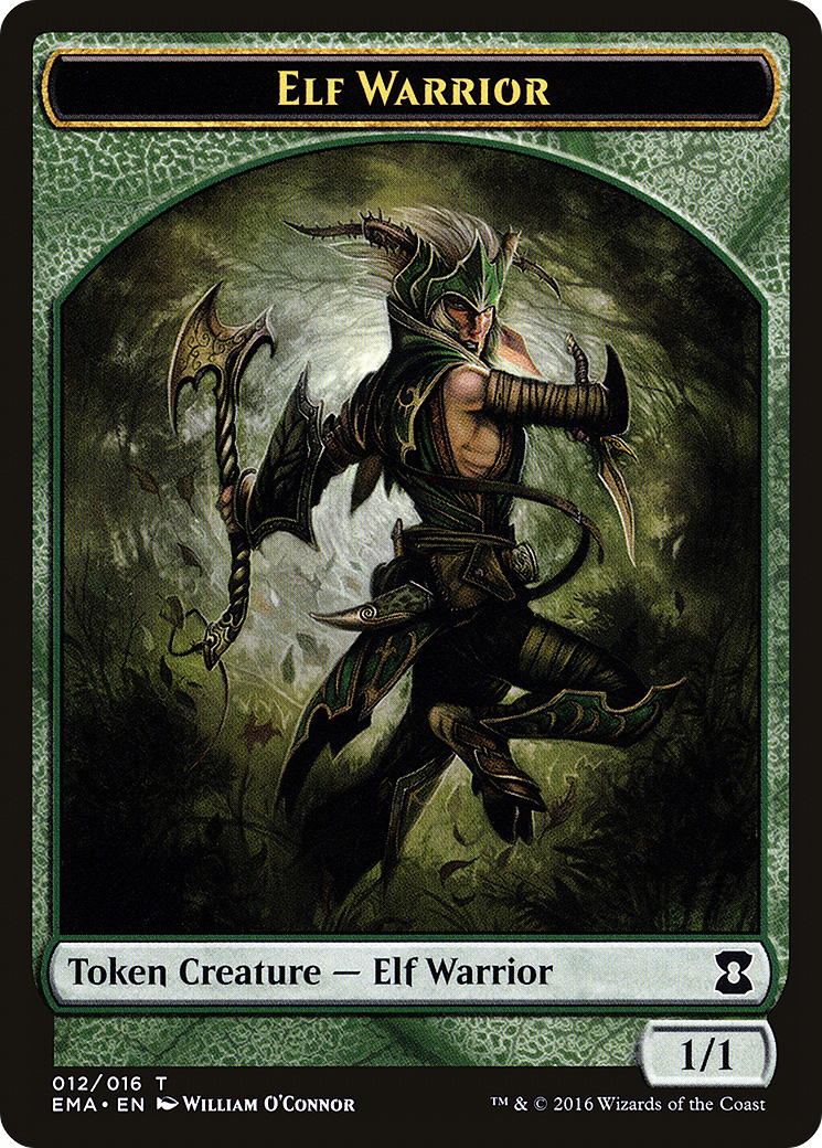 Elf Warrior (EMA-012) - Eternal Masters Tokens
