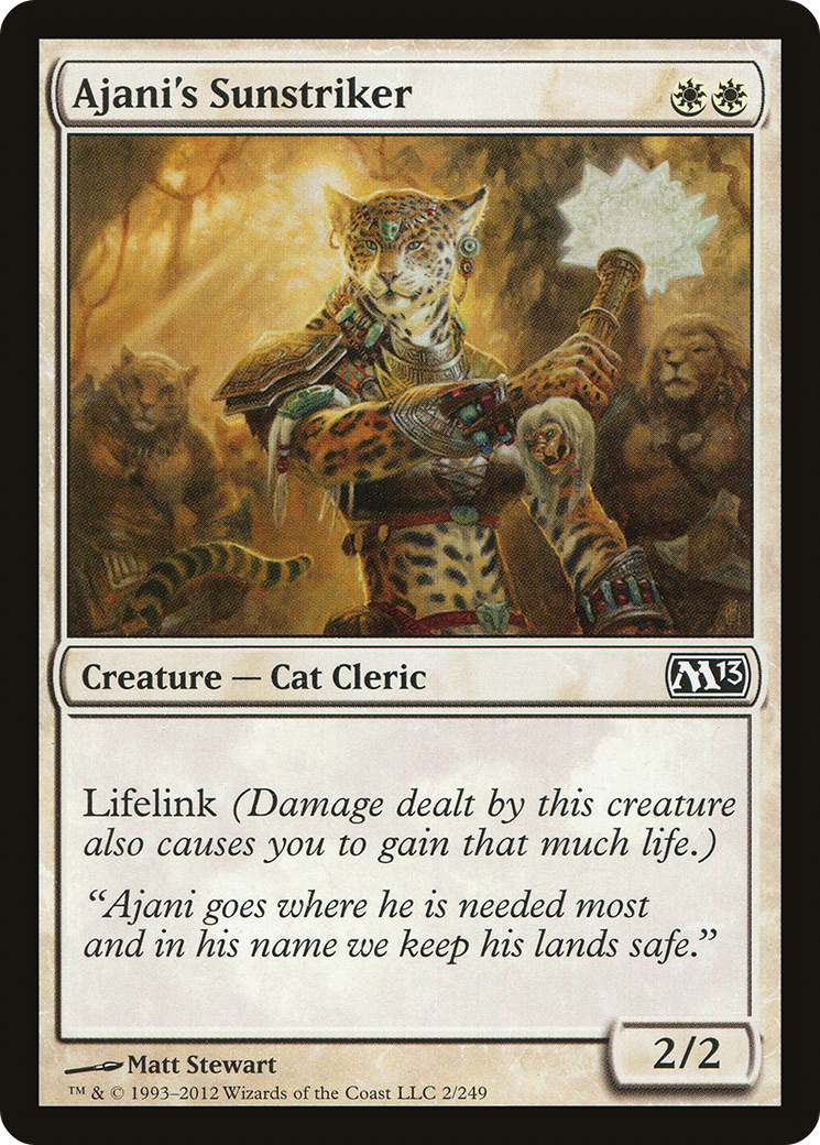 Sunstriker d'Ajani (M13-002) - Magie 2013