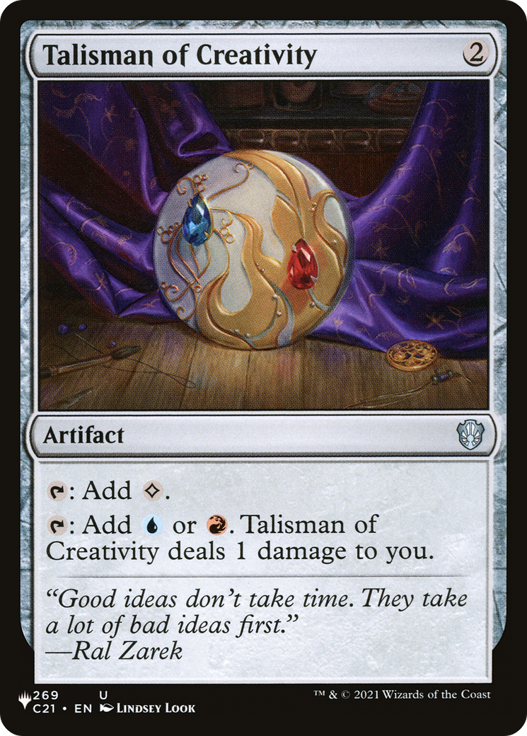 Talisman of Creativity (LIST-C21-269) - The List