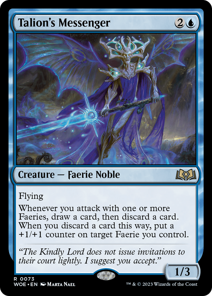 Messager de Talion (WOE-073) - Wilds of Eldraine Foil