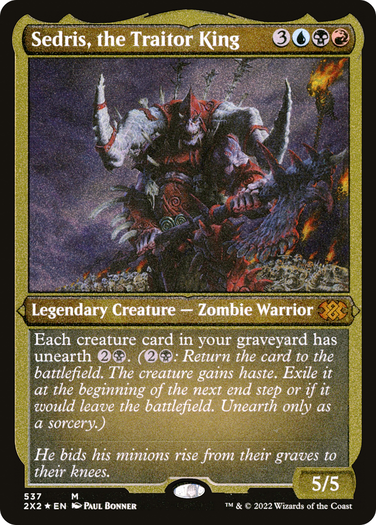 Sedris, le roi traître (2X2-537) - Double Masters 2022