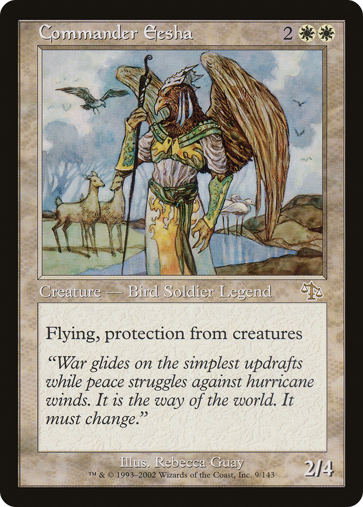Commandant Eesha (JUD-009) - Jugement Foil