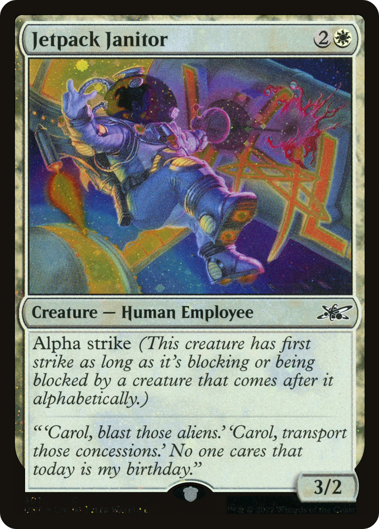 Concierge Jetpack (UNF-301) - Unfinity Foil