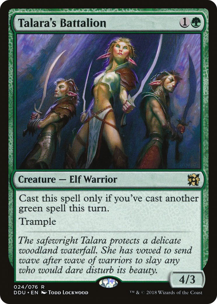 Talara's Battalion (DDU-024) - Duel Decks: Elves vs. Inventors
