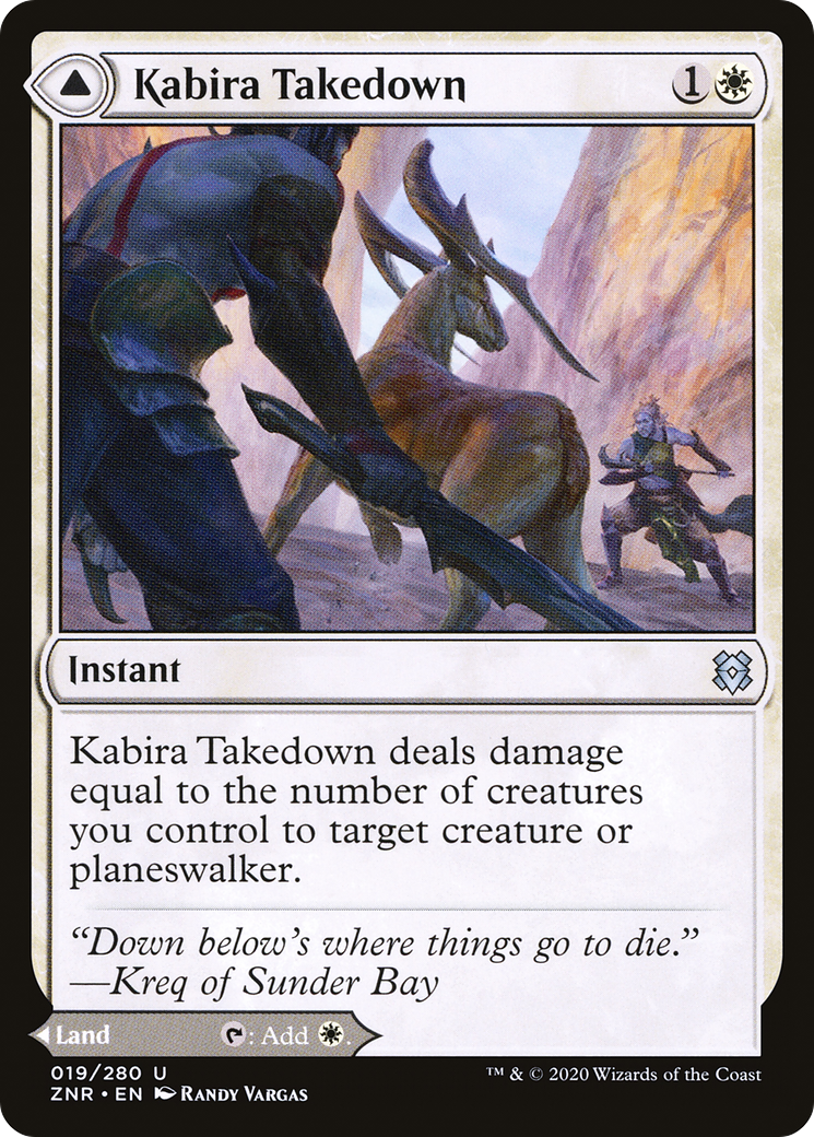 Mise à terre de Kabira // Plateau de Kabira (ZNR-019) - Zendikar Rising Foil