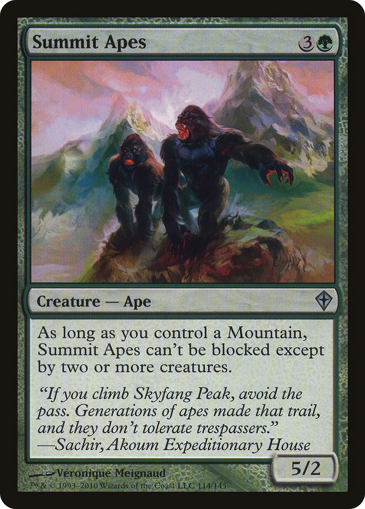 Singes du sommet (WWK-114) - Worldwake Foil