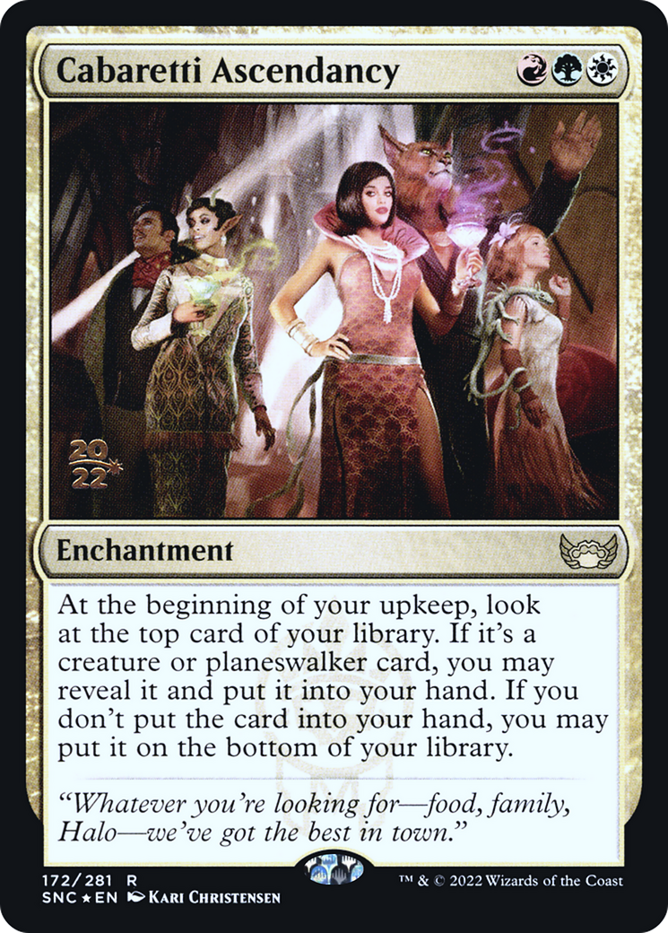 Cabaretti Ascendancy (PRE-172) - Streets of New Capenna Promos Foil