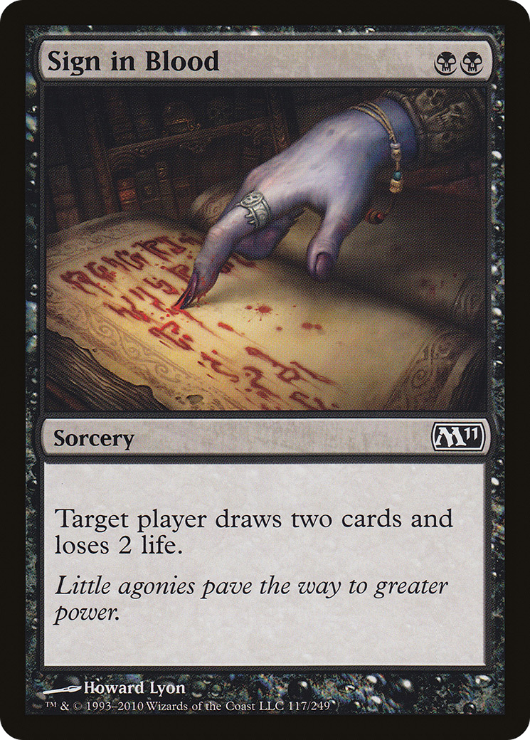 Sign in Blood (M11-117) - Magic 2011