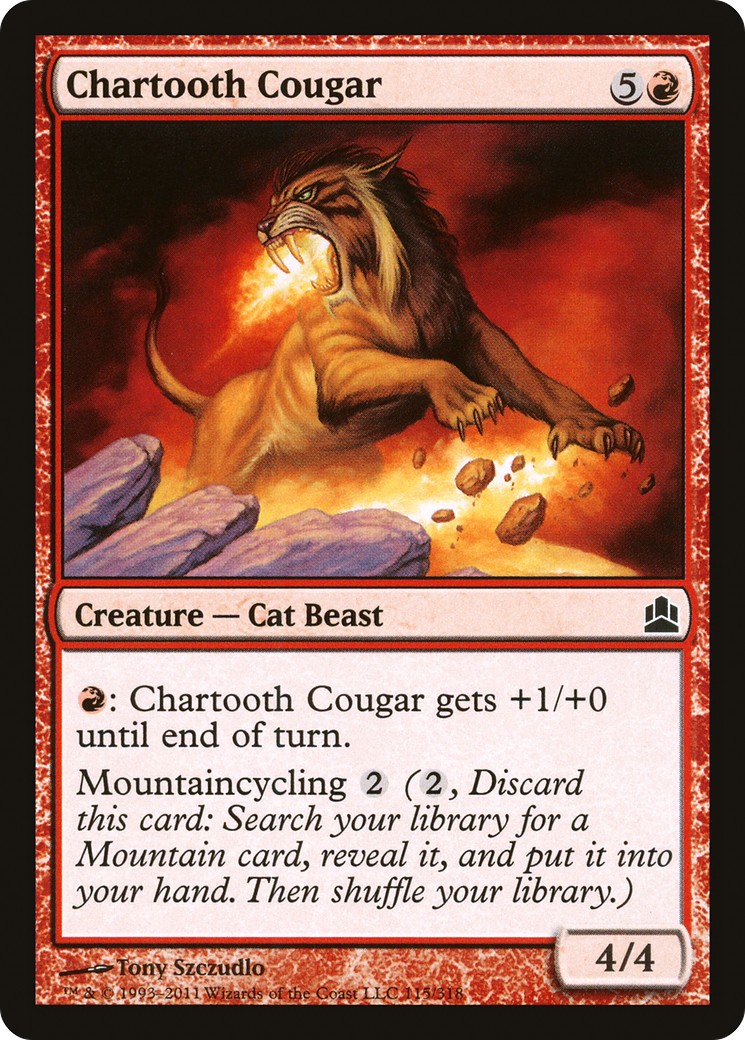 Chartooth Cougar (CMD-115) - Commandant 2011