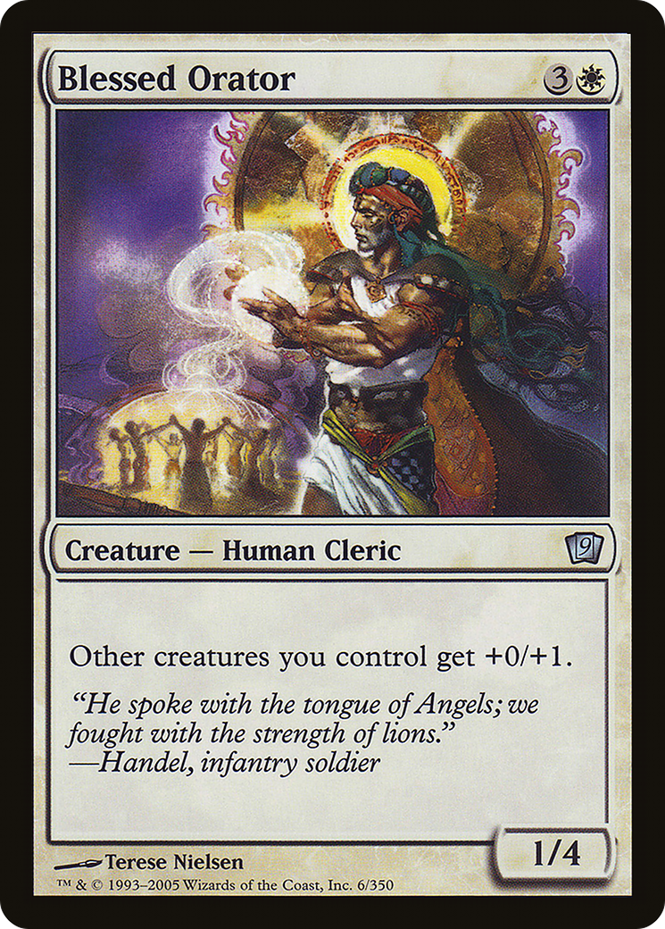 Blessed Orator (9ED-06★) - Ninth Edition Foil