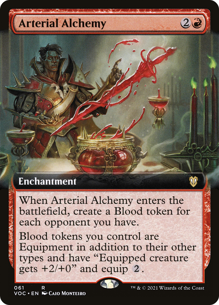 Arterial Alchemy (Extended Art) (VOC-061) - Crimson Vow Commander: (Extended Art)