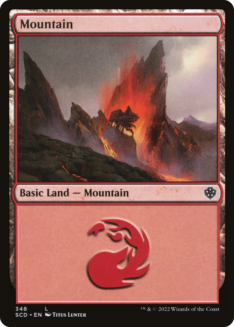 Mountain (348) (SCD-348) - Starter Commander Decks