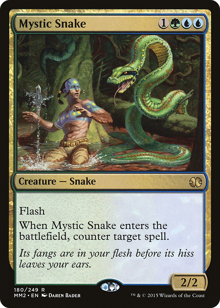 Mystic Snake (MM2-180) - Modern Masters 2015 (feuille)