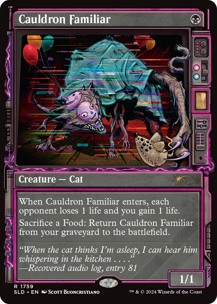 Familier du chaudron (SLD-1759) - Butin secret