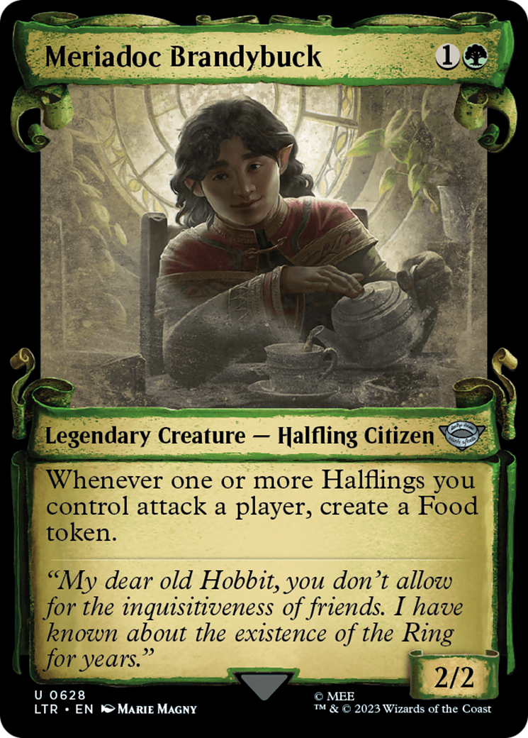 Meriadoc Brandybuck (Showcase Scrolls) (LTR-628) - The Lord of the Rings: Tales of Middle-earth: (Showcase) Foil