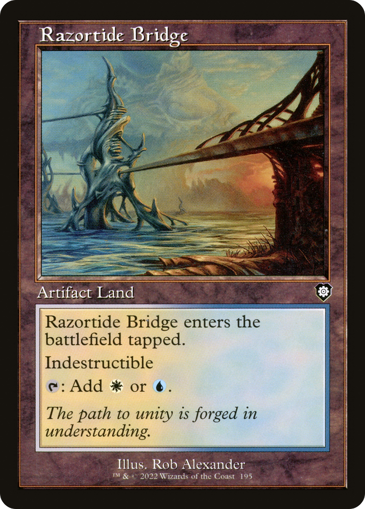 Razortide Bridge (Retro Frame) (BRC-195) - The Brothers' War Commander