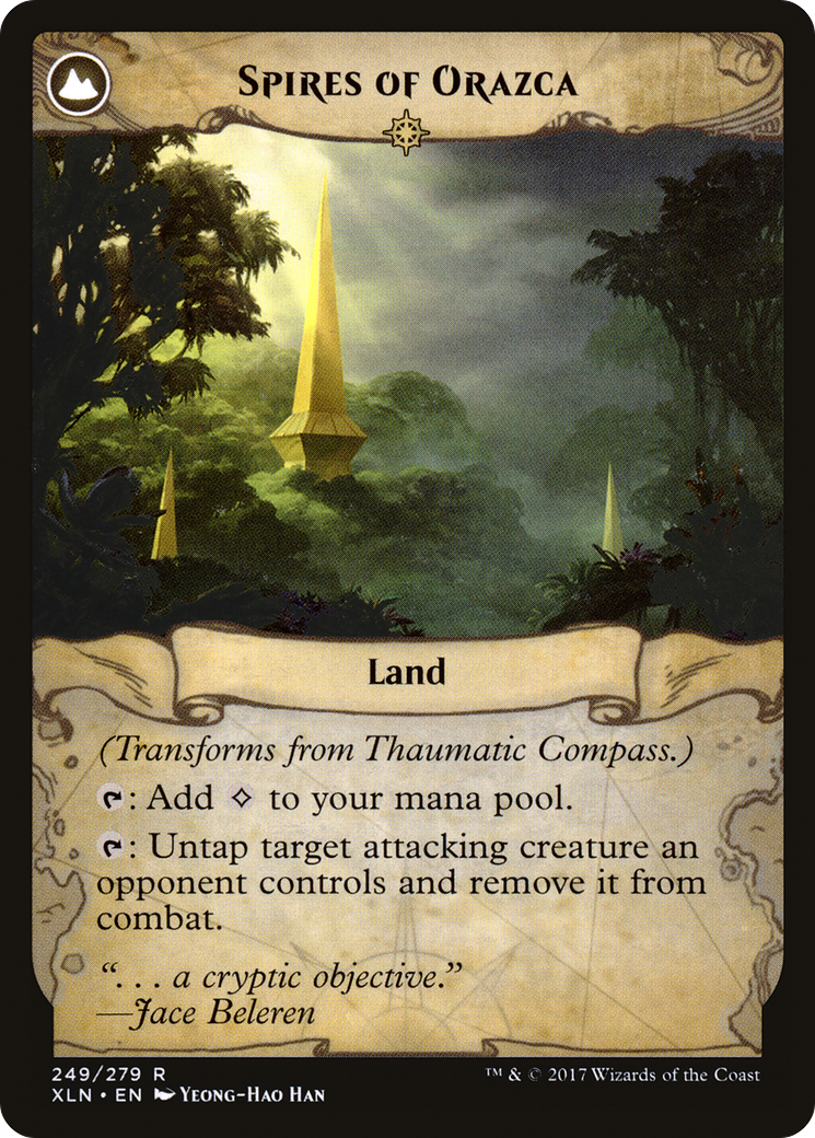 Boussole Thaumatique // Flèches d'Orazca (XLN-249) - Ixalan : (compasslanddfc) Foil