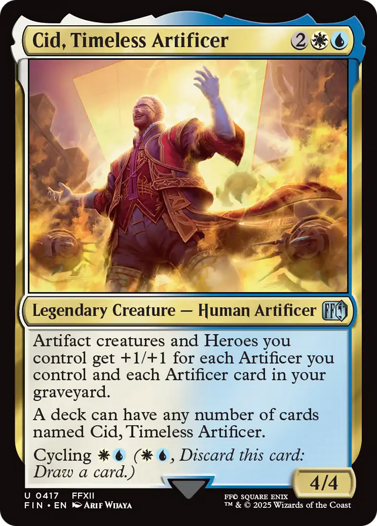 Cid, Timeless Artificer (0417) (FIN-417) - FINAL FANTASY Foil