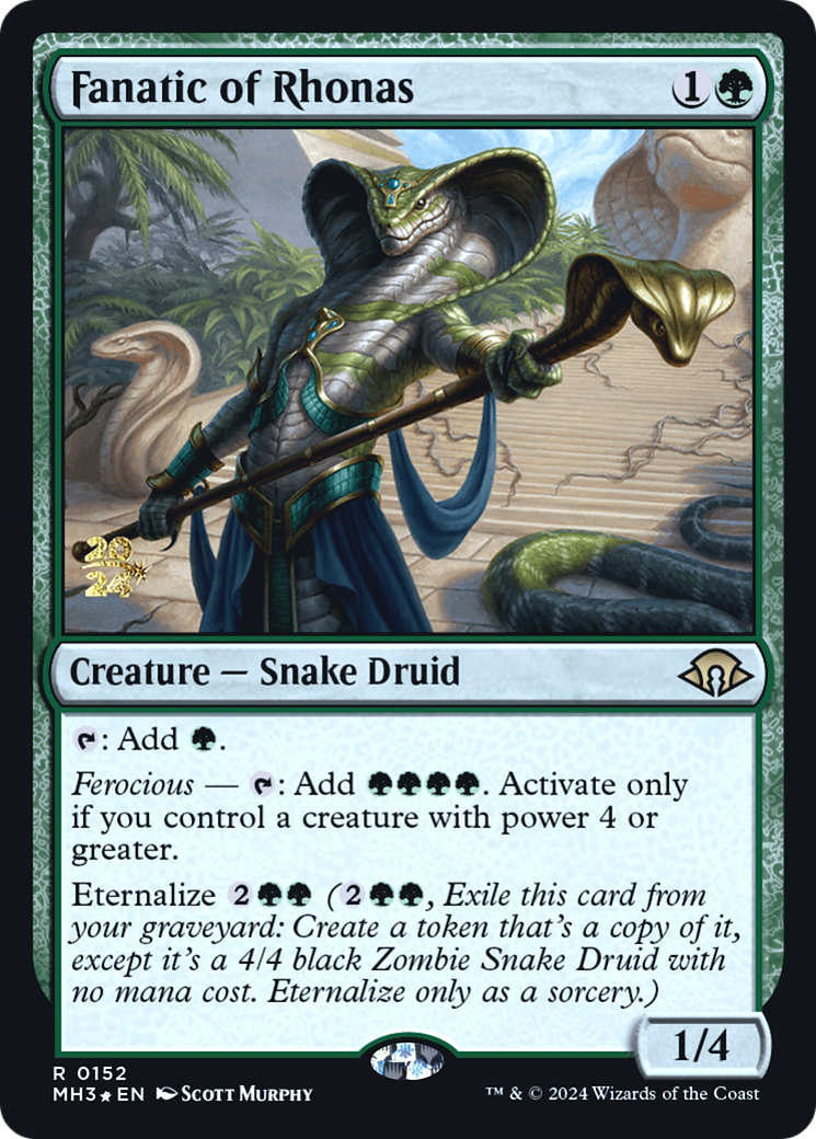 Fanatic of Rhonas (PRE-152) - Modern Horizons 3 Promos Foil