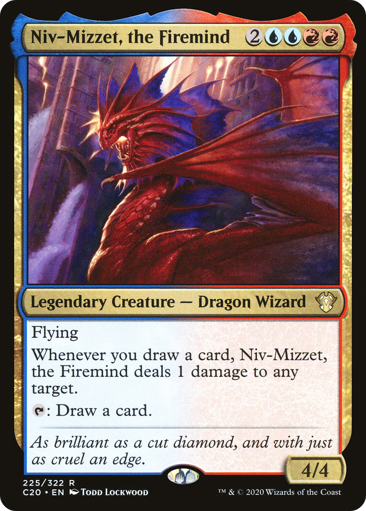 Niv-Mizzet, le Cérébral (C20-225) - Commandant 2020