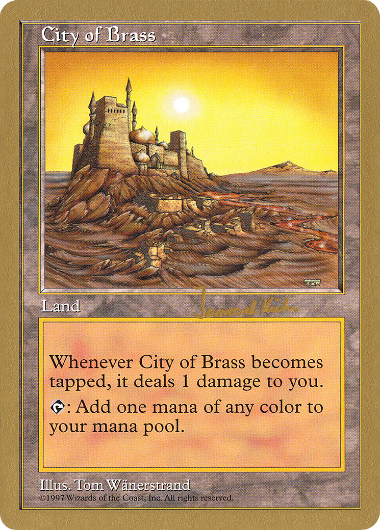 City of Brass - 1997 Janosch Kuhn (5ED) (WCD-JK413) - World Championship Decks 1997