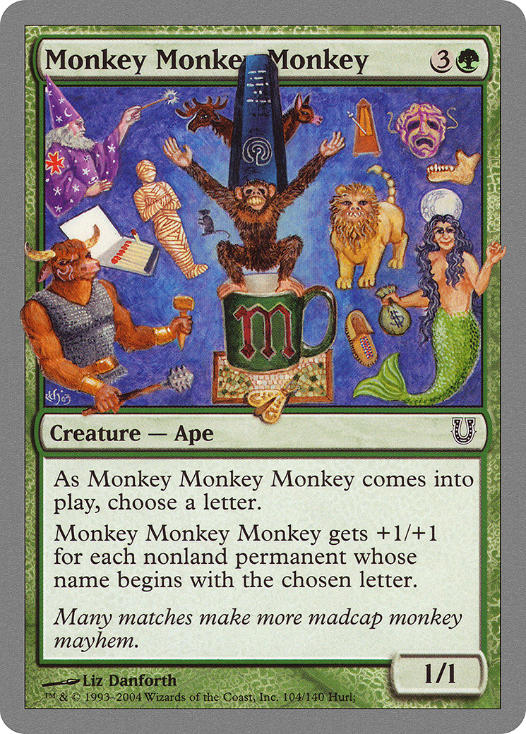 Monkey Monkey Monkey (UNH-104) - Unhinged