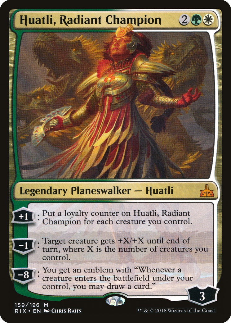 Huatli, Champion Radieux (RIX-159) - Les Rivaux d'Ixalan