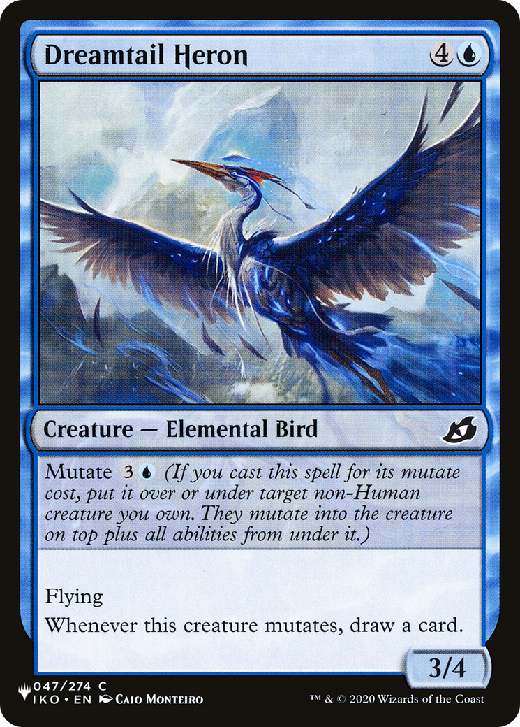 Dreamtail Heron (LIST-IKO-47) - The List