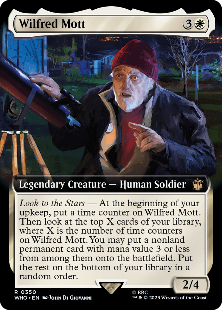 Wilfred Mott (Extended Art) (WHO-350) - Doctor Who: (Extended Art)