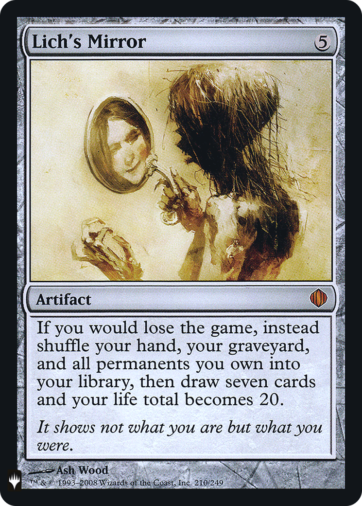 Lich's Mirror (LIST-ALA-210) - The List Foil