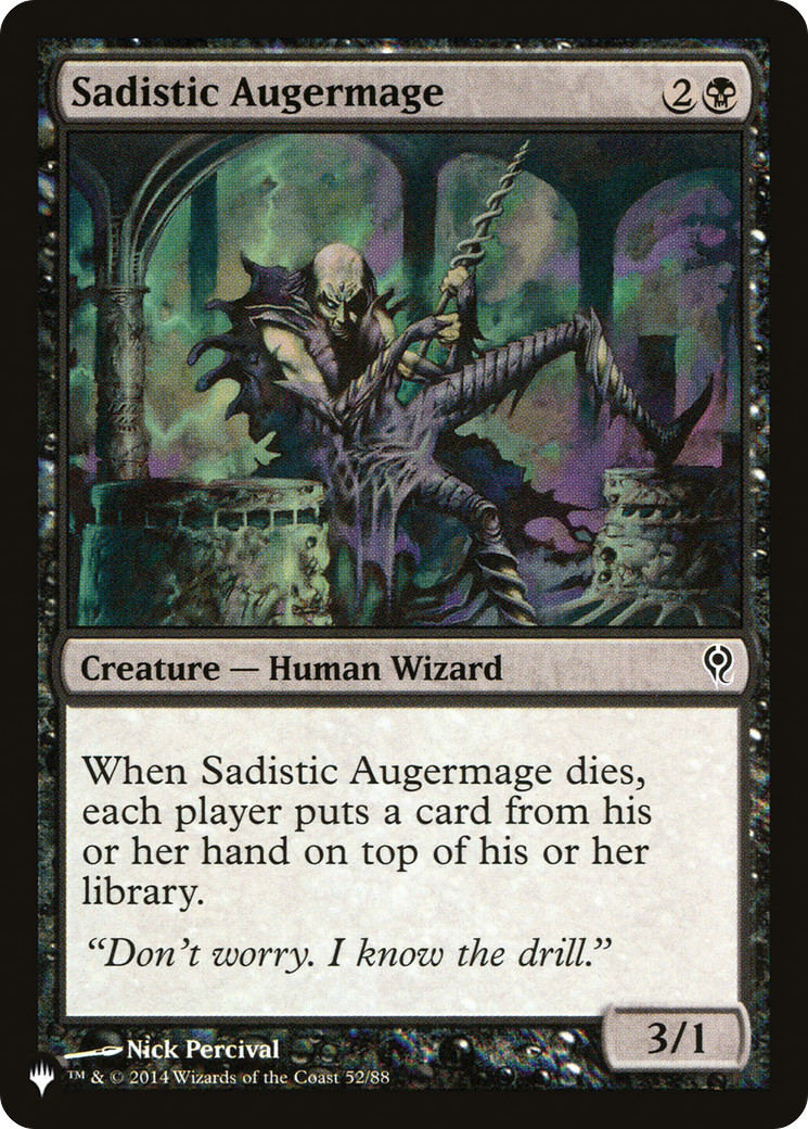 Sadistic Augermage (LIST-DDM-52) - The List