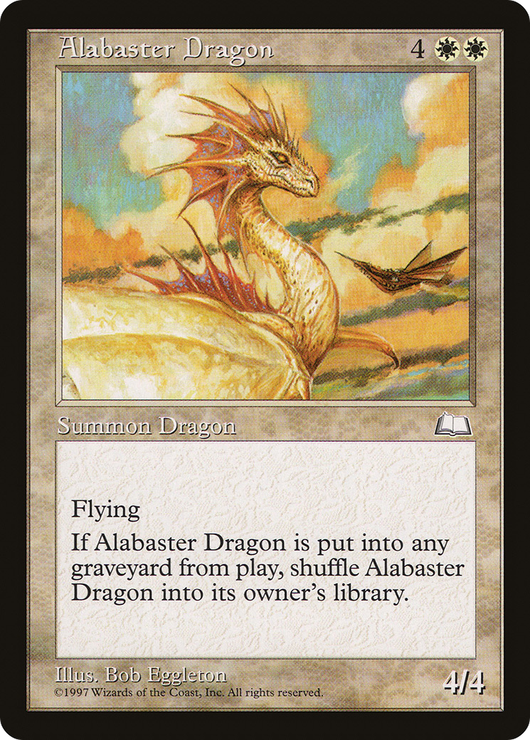 Alabaster Dragon (WTH-) - Weatherlight