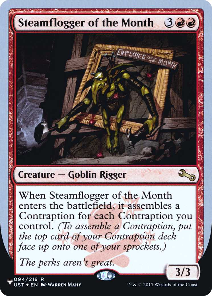 Steamflogger of the Month (LIST-030) - The List (Unfinity Foil Edition) Foil