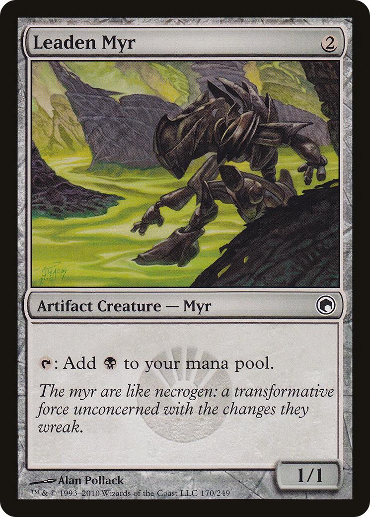 Leaden Myr (SOM-170) - Scars of Mirrodin Foil