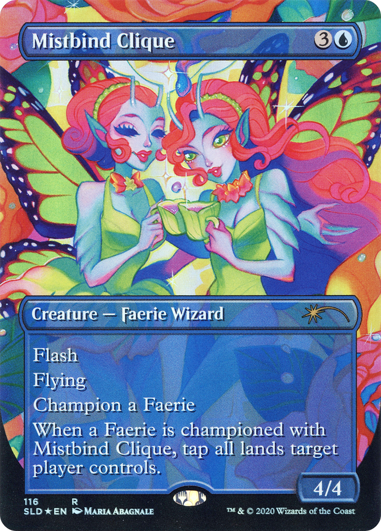 Mistbind Clique (SLD-116) - Secret Lair Drop (Borderless) Foil