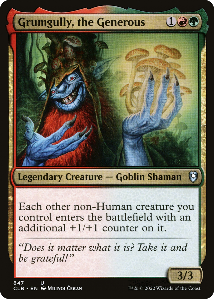 Grumgully, le Généreux (CLB-847) - Commander Legends : La Bataille de Baldur's Gate