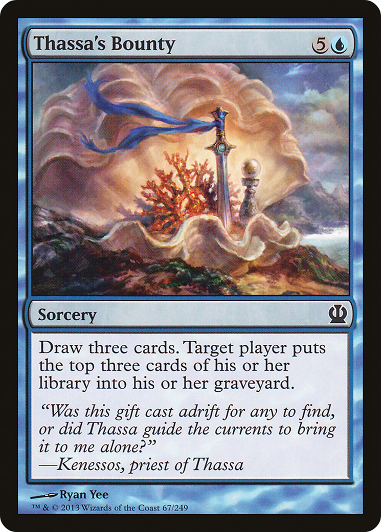 Thassa's Bounty (THS-067) - Theros Foil