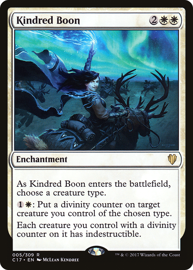 Kindred Boon (C17-005) - Commandant 2017
